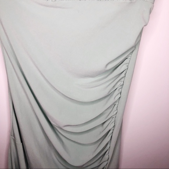 Bsharp Strapless Women Green Design Small Dress - Picture 7 of 7